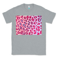 Heather Grey leopard background pink shimmer 3200x2400 Classic Tee - AdoDesignShop