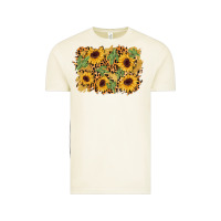 Vintage Arctic cactus leopard sunflower glitter background Vintage Tee - AdoDesignShop