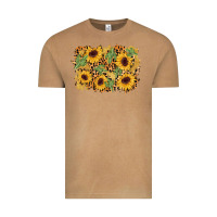 Vintage Camel cactus leopard sunflower glitter background Vintage Tee - AdoDesignShop