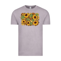 Vintage Zinc cactus leopard sunflower glitter background Vintage Tee - AdoDesignShop