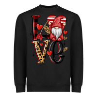 Black love gnome Heavyweight Sweatshirt - MaliasSmallBusiness