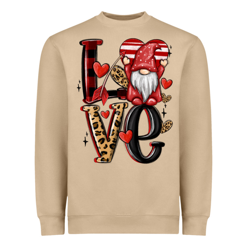 Love Gnome Heavyweight Sweatshirt by MaliasSmallBusiness | Teevron