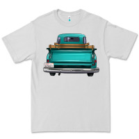 Dove Grey western truck back view 2 Premium Tee - FaDigitalArtStudio