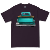 Plum western truck back view 2 Premium Tee - FaDigitalArtStudio