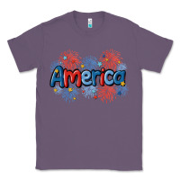 Lavender America Classic Tee - MaliasSmallBusiness