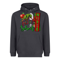 Smoke Christmas Character Nurse Heavyweight Hoodie - NancyCooperArtShop
