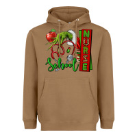 Toasted Coconut Christmas Character Nurse Heavyweight Hoodie - NancyCooperArtShop