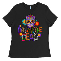 Black day of the dead mexico Ladies Tee - CTS Tumbler Store