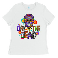 White day of the dead mexico Ladies Tee - CTS Tumbler Store