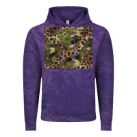 Cloud Purple camouflage  leopard Vintage Hoodie - BarkalooDesign
