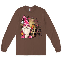 Chestnut peace gnomie Long Sleeve Tee - MaliasSmallBusiness