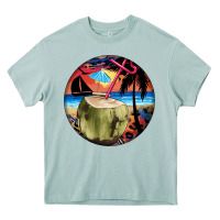 Arona coconut drink colorful leopard Heavy Core Tee - BarkalooDesign