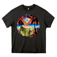 Asphalt coconut drink colorful leopard Heavy Core Tee - BarkalooDesign