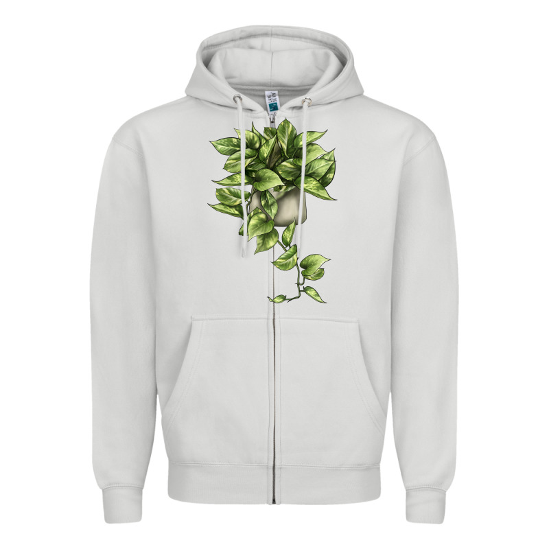 Golden Pothos Zipper Hoodie by LillyAllenDesigns | Teevron