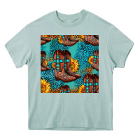 Arona western boots seamless pattern Heavy Core Tee - HRA Design Shop