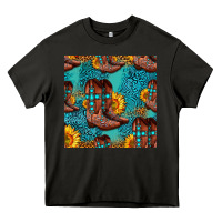 Asphalt western boots seamless pattern Heavy Core Tee - HRA Design Shop