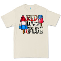 Bone red white blue Premium Tee - CowhideDigitalArt