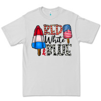 Dove Grey red white blue Premium Tee - CowhideDigitalArt