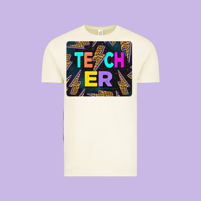 Teacher Flash Vintage Tee Designed By Lillyallendesigns