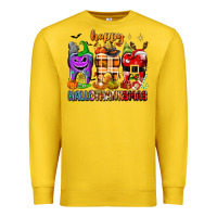 Lemon Happy Hallothanksmas teeth Premium Sweatshirt - texasbilliewilder