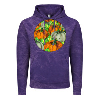 Cloud Purple Fall Rounded Vintage Hoodie - LillyAllenDesigns