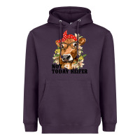 Plum Cute Heifer Heavyweight Hoodie - texasbilliewilder