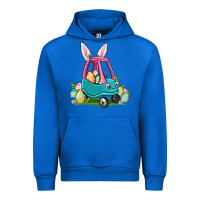 Cobalt Easter toddler car Urban Hoodie - OliviaCreatesArt