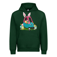 Forest Green Easter toddler car Urban Hoodie - OliviaCreatesArt