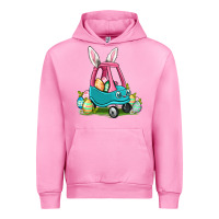 Fuchsia Pink Easter toddler car Urban Hoodie - OliviaCreatesArt