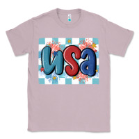 Lilac usa retro Classic Tee - MaliasSmallBusiness