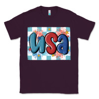 Plum usa retro Classic Tee - MaliasSmallBusiness