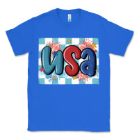 True Royal usa retro Classic Tee - MaliasSmallBusiness