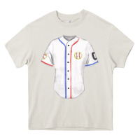 Cream softball uniform fa element Heavy Core Tee - FaDigitalArtStudio