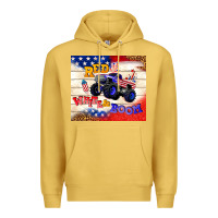 Antique Gold red white & boom Premium Hoodie - TumblerDesignByShophia