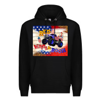 Black red white & boom Premium Hoodie - TumblerDesignByShophia