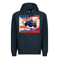 Navy red white & boom Premium Hoodie - TumblerDesignByShophia