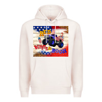 Pale Pink red white & boom Premium Hoodie - TumblerDesignByShophia