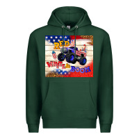 Sports Green red white & boom Premium Hoodie - TumblerDesignByShophia