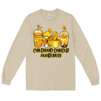 Mushroom Childhood Cancer Awareness coffee cups Long Sleeve Tee - NancyCooperArtShop