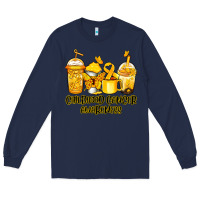 Navy Childhood Cancer Awareness coffee cups Long Sleeve Tee - NancyCooperArtShop