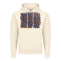 Vintage Artic leopard with navy blue glitter Vintage Hoodie - Artiststas