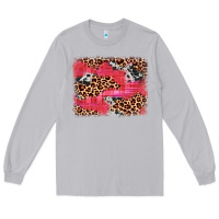 Moon Dust valentine's day cowhide leopard background Long Sleeve Tee - JahusDesignShop