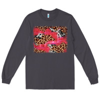 Smoke valentine's day cowhide leopard background Long Sleeve Tee - JahusDesignShop