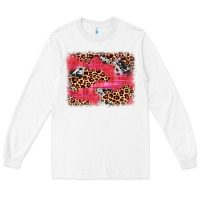 White valentine's day cowhide leopard background Long Sleeve Tee - JahusDesignShop