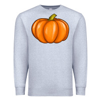 Heather Grey pumpkin Premium Sweatshirt - texasbilliewilder