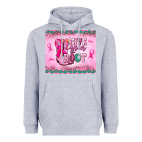 Heather Grey Give Cancer the boot Heavyweight Hoodie - NancyCooperArtShop