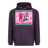 Plum Give Cancer the boot Heavyweight Hoodie - NancyCooperArtShop