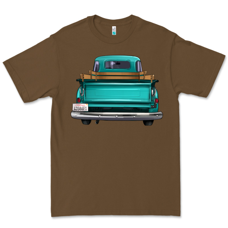 Western Truck Back View Premium Tee by FaDigitalArtStudio | Teevron