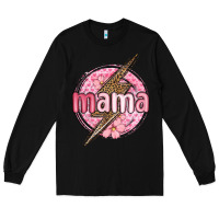 Black mama lightning bolt valentine s day Long Sleeve Tee - MaliasSmallBusiness