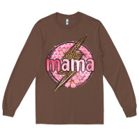 Chestnut mama lightning bolt valentine s day Long Sleeve Tee - MaliasSmallBusiness
